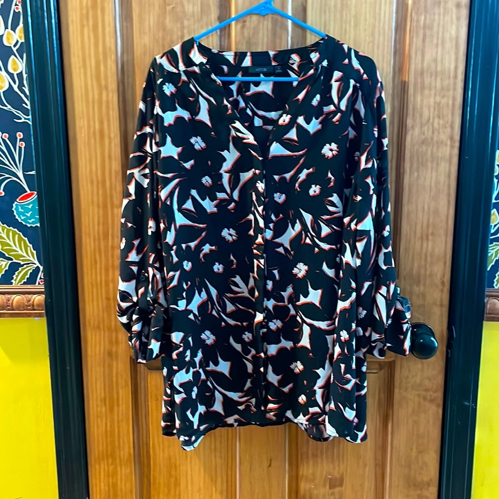 Long sleeve button up blouse